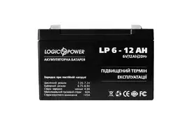 Батарея до ДБЖ LogicPower 6В 12 Ач (2572) - Фото