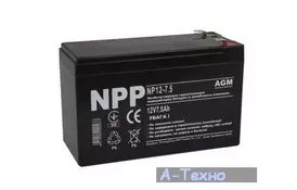 Батарея к ИБП NPP 12В 7.5 Ач (NP12-7.5) - Фото
