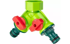 Адаптер Verto двойной с клапаном 3/4 (15G760) - Фото