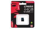 Карта памяти Kingston 64GB microSDXC class 10 UHS-I U3 Canvas Go (SDCG2/64GBSP)