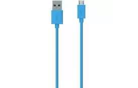 Дата кабель USB 2.0 AM to Micro 5P Gold Edition Carbon Blue Gelius (45843) - Фото