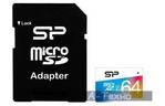 Карта памяти Silicon Power 64GB microSDXC Class 10 UHS-I U1 (SP064GBSTXBU1V20SP)