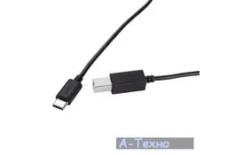 Кабель для принтера USB 2.0 Type-C to BM 1.0m Prolink (PB482-0100) - Фото