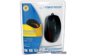 Мишка Esperanza EM102R Black-red - Фото