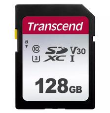 Карта памяти TRANSCEND SDXC 128GB Class 10 UHS-I U3 V30 R95/W40 MB/s (TS128GSDC300S)