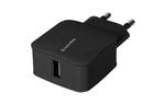 Зарядное устройство ColorWay 1USB 1A black (CW-CHS001-BK)