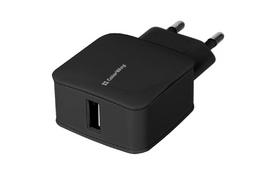 Зарядное устройство ColorWay 1USB 1A black (CW-CHS001-BK) - Фото