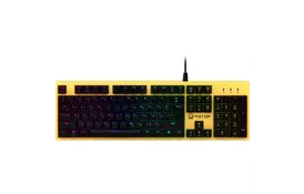 Клавиатура Hator Rockfall Yellow Edition Mechanical Blue UA (HTK-600) - Фото