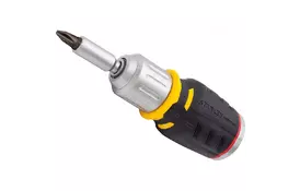 Отвертка Stanley + 6 бит FatMax STUBBY реверсивная - Фото