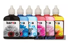 Чорнило BARVA EPSON L800/L810/L850/L1800 (T673) B/C/M/Y/LC/LM 6х90 г (L800-090-MP) - Фото