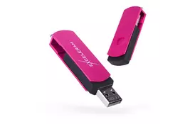USB флеш накопичувач eXceleram 8GB P2 Series Rose/Black USB 2.0 (EXP2U2ROB08) - Фото