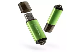 USB флеш накопитель eXceleram 32GB A3 Series Green USB 2.0 (EXA3U2GR32) - Фото