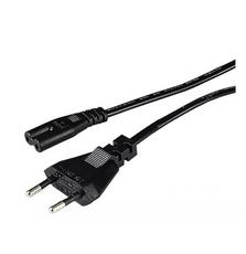 Универсальный компьютерный кабель питания НАМА, Euro/M - C7/F, 2-pin (00044225) 