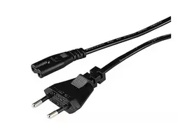 Универсальный компьютерный кабель питания НАМА, Euro/M - C7/F, 2-pin (00044225)  - Фото