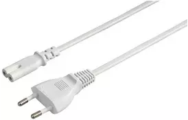 Универсальный компьютерный кабель питания НАМА, Euro/M - C7/F,2-pin (00044237) - Фото