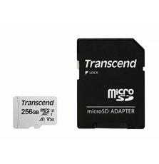 Карта памяти Transcend microSDXC 256GB Class 10 UHS-I R95/W45MB/s + SD-адаптер