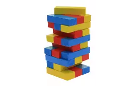 Настольная игра goki Дженга Разноцветная башня (HS973) - Фото