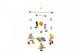 Мобайл деревянный goki Пчелы и жуки (52954G) - Фото