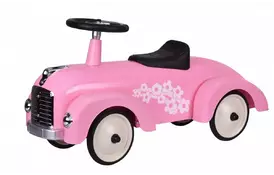 Толокар goki Ретро машина розовая (14161G) - Фото
