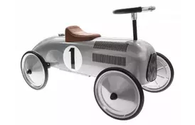 Толокар goki Ретро болид серебристый (14136) - Фото