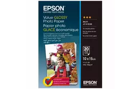Бумага EPSON 10х15 Value Glossy Photo (C13S400037)  - Фото