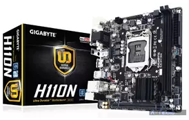 Материнская плата GIGABYTE GA-H110N - Фото