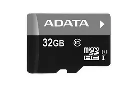 Карта памяти ADATA 32GB microSD class 10 UHS-I (AUSDH32GUICL10) - Фото