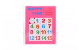 Настольная игра goki Пятнашки Розовые (13186G-1) - Фото