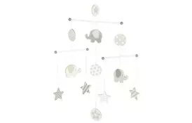 Мобайл деревянный goki Звезды и слоники (52899G) - Фото