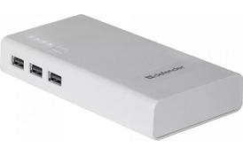 Батарея універсальна Defender Lavita 10000 mAh White (83647) - Фото
