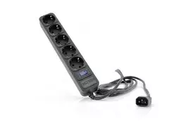 Сетевой фильтр питания Merlion 5 розеток, 3м, UPS (UPS B530) - Фото