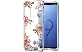 Чехол для моб. телефона Spigen Galaxy S9 Case Liquid Crystal Blossom Flower (592CS22829)  - Фото