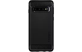 Чехол для моб. телефона Spigen Galaxy S10 Rugged Armor Matte Black (605CS25800) - Фото