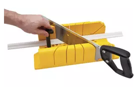 Стусло Stanley пластик 310 мм с ножовкой (уп.6) - Фото