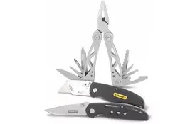 Мультиинструмент + складной Нож Stanley + выдвижной Нож Stanley (STHT0-71029) - Фото