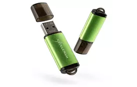 USB флеш накопитель eXceleram 64GB A5M MLC Series Green USB 3.1 Gen 1 (EXA5MU3GR64) - Фото