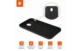 Чехол 2E для Huawei P Smart+ PU Case Black - Фото