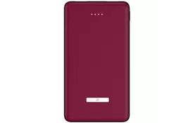 Батарея универсальная 2E SOTA series Slim 10000мА/ч, DC 5V, 2USB-2.1A&2.1A, red (2E-PB1007AS-RED) - Фото