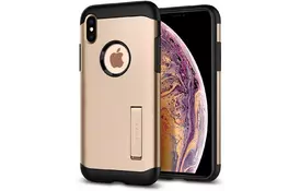 Чехол для моб. телефона Spigen iPhone XS Max Slim Armor Champagne Gold (065CS25154) - Фото