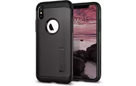 Чехол для моб. телефона Spigen iPhone XS Max Slim Armor Gunmetal (065CS25153) - Фото