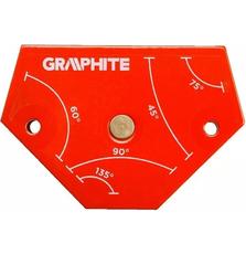 Магнитный сварочный угольник VERTO GRAPHITE 56H904