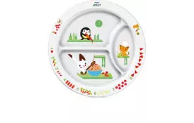 Детская порционная тарелка AVENT 12мес+ (SCF702/00) - Фото