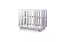 Детская кроватка VERES Manhattan Tattou бело-серый (1.1.1.321.17) - Фото