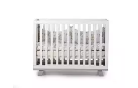 Детская кроватка VERES Manhattan бело-серый (1.1.70.32.17) - Фото