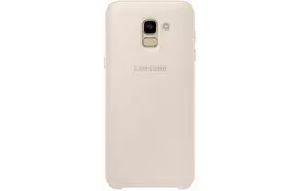 Чехол для моб. телефона Samsung Galaxy J6 (J600) Dual Layer Cover Gold (EF-PJ600CFEGRU) - Фото