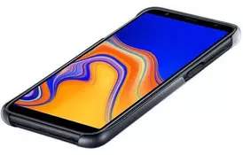 Чехол для моб. телефона Samsung Galaxy J6+ (J610) Gradation Cover Black (EF-AJ610CBEGRU) - Фото