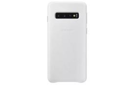 Чехол для моб. телефона Samsung Galaxy S10 (G973) Leather Cover White (EF-VG973LWEGRU) - Фото
