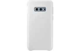 Чехол для моб. телефона Samsung Galaxy S10e (G970) Leather Cover White (EF-VG970LWEGRU) - Фото