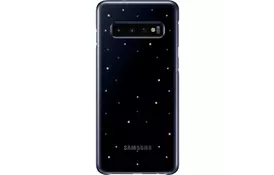 Чехол Samsung для Galaxy S10 (G973) LED Cover Black - Фото