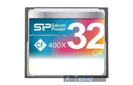 Карта памяти Silicon Power 32Gb Compact Flash 400x (SP032GBCFC400V10) - Фото